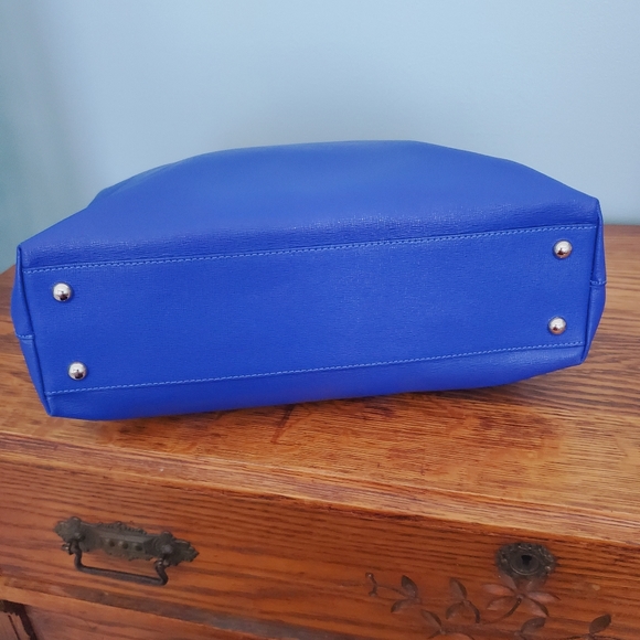 Furla Royal Blue Leather Satchel - Picture 5 of 8